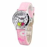 在飛比找PChome24h購物優惠-Hello Kitty 繽紛樂園俏麗腕錶-粉紅