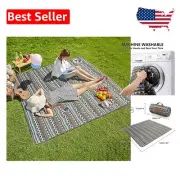 Three-Layer Sandproof Beach Mat - Extra Large Waterproof Blanket for Family Fun