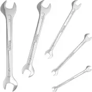 Olsa Tools 5PCs Slim Profile Wrench Set SAE Chrome Vanadium Steel