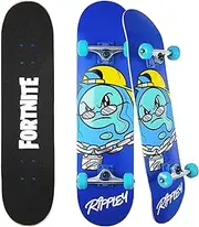 Fortnite 31" Skateboard - Cruiser Skateboard with Printed Graphic Grip Tape, ABEC-5 Bearings, Durable Deck & Smooth Wheels, Great for Teens