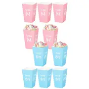 Gender Reveal Baby Shower Party Favours Gifts Boxes Team Boy or Girl Vote Games