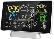 JSEIAJB Multi-Functional Calendar Alarm Clock Color Screen Intelligent Weather Forecast Weather