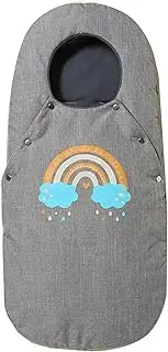 Dormlony Stroller Cover for Winter, Universal Waterproof Baby Stroller Footmuff, Warm Bunting Sleeping Bag for Cold Weather(Rainbow)