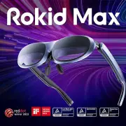Rokid Max Smart AR Glasses with 360" Micro-OLED Display,Google Play,Cloud Gaming