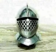 New Medieval Steel 18 Gauge Helmet Knight Armor Closed Warrior Helmet gift item