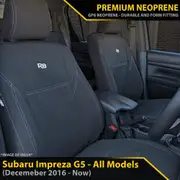 Subaru Impreza - GP6 Premium Neoprene 2x Front Row Seat Covers (Made to Order)