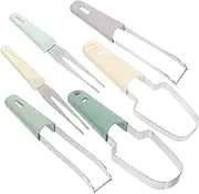 JEWEDECO 2 Sets Manual Watermelon Slicer Cutter with Fork Portable Fruit Cutting Tool for Effortless Slicing and Serving for Home Use Gifting