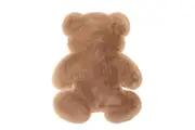 Bear Shaped Carpet Modern Luxury Plush Rugs for Living Room Home Decor-khaki