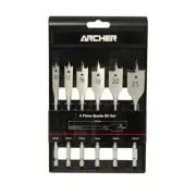 Carbatec 6 Pce Spade Bit Set