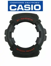 Genuine G-Shock Casio Black Red Text Writing Bezel 10001469 for G-100 G-101-G