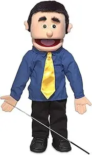 25 George Peach Dad/Businessman Full Body Ventriloquist Style Puppet