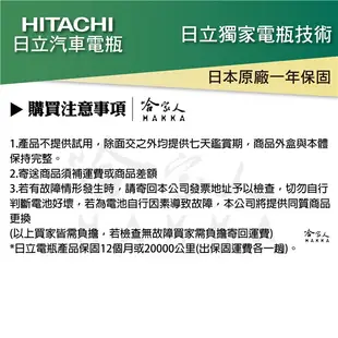 【 HITACHI 】S95 日本原裝 專用汽車電池 S95R S115 EFB 免加水電瓶 哈家人