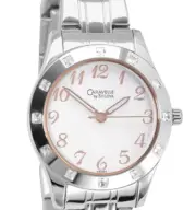 Caravelle by Bulova 43L154 Women's Clear Stone Round Analog Watch New In Box