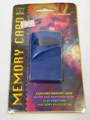 Vintage Sony Playstation PS1 Expanded Memory Card TopWay TP-PS/602-8C NEW SEALED