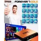 SPIDER Forever 7 Gold Satellite Receiver 5G 10Year Subscription HD Channel Sport