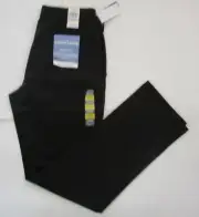 Men's Dockers The Clean Khaki Pants, New Black Athletic Fit Comfort Sz 32x34