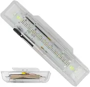 LED Strobe Light - LED Light Bar, 2.5cm emergencys Bar - Solar Powered Flashing Warning for Vehicles, Abs Transparent Build, USB Charging, No Wiring Needed, Use on Any Car or Truck
