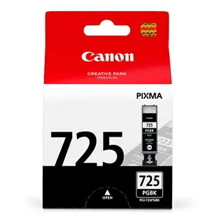 【跨店享22%點數回饋+滿萬加碼抽獎】Canon PGI-725 PGBK 原廠黑色墨水匣 適用 IP4870 MG5270 MG6170 MX886 IX6560 IP4970 MG5370 MG6270 MX897