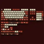Genshin Impact 145 Keycaps Klee Theme Red Dye-sub PBT New for Cherry MX Keyboard