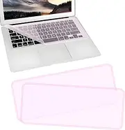 EKIND 2 Sheets Universal Waterproof and Dustproof Keyboard Cover for 12-14 Inch Laptops, with Keypad Keyboard Cover Size (L:12.2" x W:5.08"), Ultra Thin Silicone Skin Protector (Pink)