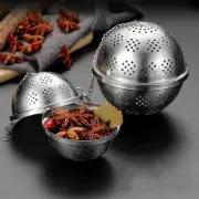 340 Stainless Steel Mesh Filter Mesh Spice Mesh Sieve Seasoning Ball Kitchen