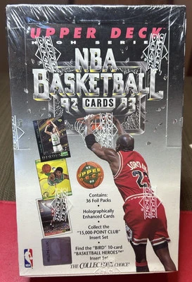1992 Upper Deck Basketball High Series Sealed Box Michael Jordan