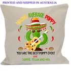 Nacho Poppy Personalised Cushion Cover & Insert Father's Day Birthday Gift