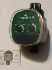 Electronic Water Timer BLACK & GREEN Outdoor Living Fast Shipping