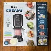 Ninja CREAMi Ice Cream, Gelato Sorbet Maker, 7 One-Touch Programs- Black NC301