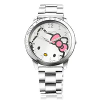 在飛比找蝦皮購物優惠-現貨 Hello Kitty手錶 韓風時尚 鋼帶石英手錶 女