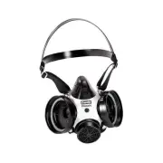 Msa Safety Half Mask Respirator,Silicone,Black 808071 Msa Safety 808071