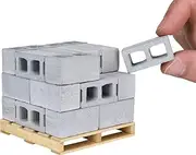 Acacia Grove Mini Cinder Blocks with Pallet, 1/12 Scale 24 Pack