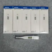 NEW Digital Thermometer for Fever, Quick Reading Oral Or Auxiliary Use Set Of 5