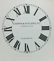 Antique Replacement 11" Paper Clock Dial With Roman Numeral