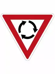 Roundabout Sign (Regulatory) | Regulatory Road Signs