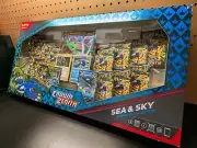 Pokemon - Crown Zenith Sea and Sky Collection Box 14 x Booster Packs (See Desc)