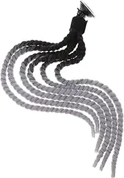 TOGEVAL Motorbike Helmet Decor Reusable Braid Wig Ornament for Helmet Styling Design Safe Material for All Helmet Unisex Accessory for Men Women