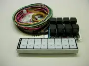 In-Dash Control Module Kit 8000D with 8 Switches & Indicator Lights