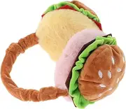 ELAYARD Funny Hamburger Ear Warmer Headbands for Headbands Hamburgers Girl Headbands Head Bands Headbands for Ear Muffs Ear Warmers for Outdoor Ear Warmer Plush