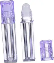 OATIPHO 10Pcs Essential Oil Roller Bottles with Caps Refillable Lip Gloss Containers for Travel Leak Design for Perfume Natural Oils Blends