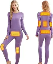[IMYOGI] Cozy USB Heated Underwear Electric Thermal Top Pants Women Winter APP Control Temperature Adjustment Heating Body Suit 8 Zone