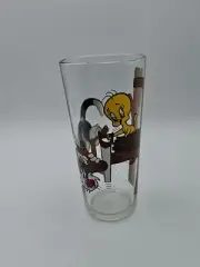 Vintage 1976 Sylvester & Tweety Bird Looney Toons Pepsi Collection Glass! Nice!