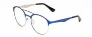 Prive Revaux Laguna Designer Reading Glasses Matte Royal Blue/Silver/Black Aviat