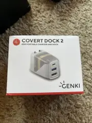 Genki Covert Dock 2 - 45W Portable Charger & Dock for Switch, 4k60 USB-C 3.2
