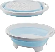 Fold Washboard Basin For Hand Washing Clothes,Washtub With Soap Holder Washboard,Portable Hand Washing Machine,Washboard Basin Clothes Cleaning Tools For Home School Dormitory