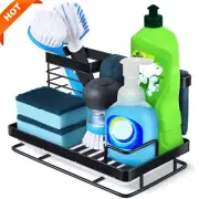 Kitchen Caddy Sink Organizer Stainless Steel Sink Caddy Sponge Holder
