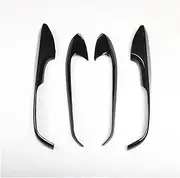 Toggle Switch 4xABS Car Window Lift Control Panel Cover Trim Sticker for Fit 2021-2022 (Color : Black)