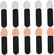MOTHNUR Travel-friendly Makeup Brush Set 10 Pcs: Eye Lip Blending Concealer Eyeshadow Sponge Mini Eyebrow for Women Girls