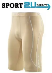 BARGAIN || SKINS A200 MENS COMPRESSION HALF TIGHT - FLESH