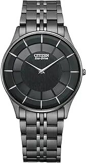 [CITIZEN] AR3017-58E Men's Wristwatch, Photovoltaic Eco-Drive, Waterproof, Black Color, Black Bracelet, Black, Black, Bracelet Type